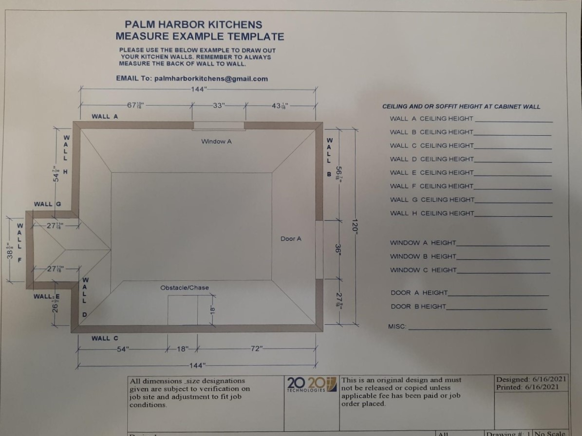 Measurement Example Template form