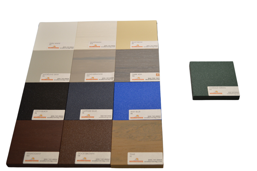 WeatherStrong color samples